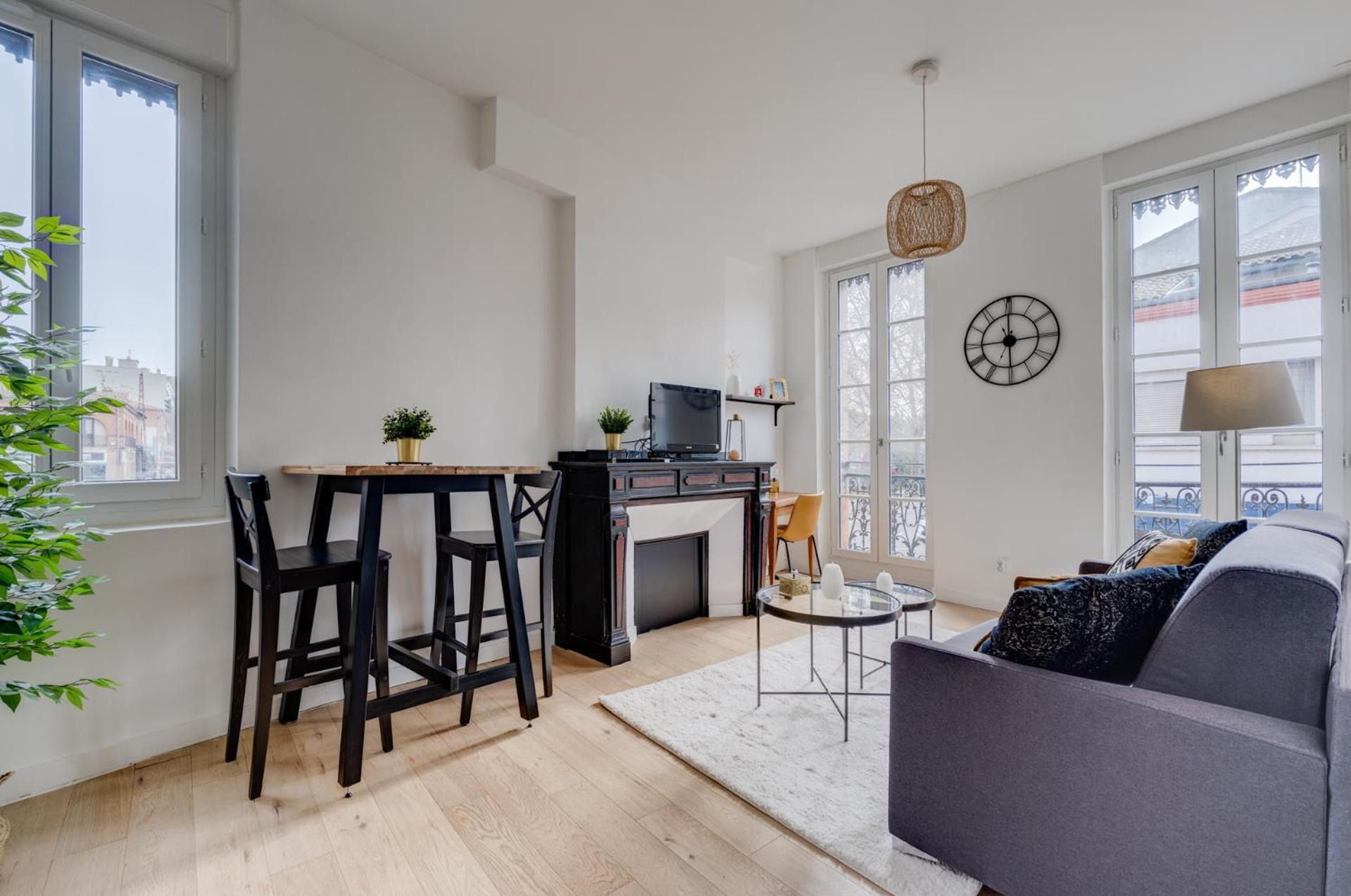 Studio Chic Et Lumineux, Garage, Wifi, Clim Toulouse Ngoại thất bức ảnh